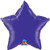 Qualatex Foil Balloon 12645 STAR - QUARTZ PURPLE 20",