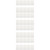 VILLCASE 40 Pcs Sticky Message Note Clear Memo Sticker Clear Memo Pad Reusable Memo Stickers Writing Note Pads Bookish Items White The Pet Office Note Paper Perspective