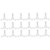 Cabilock 24 Pcs Clear Plastic Stand Plastic Display Rack Transparent Display Holder Plate Stands for Display Ceramic Dishes Display Plate Stand Mini Easel Commodity Holder Disc Shelf