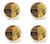 DELON Intense Moisturizing Body Butter, 6.9 Oz (4-Pack) (Mango)