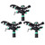 Happyyami 3Pcs 360 Rotary Sprinkler Water Sprayer sprayers in Lawn and Garden Sprayer Sprinkler Lawn Sprinkler Water Sprinkler to Rotate Automatic