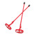 Mikikit 4 Pcs Paint Shaker Mixing Paddle Concrete Trowel Stirring Stick Drill Mixer Paint Mixer Parts Mixing Drill Bit Mortar Mixer Paint Mixing Stick Plasterboard High-carbon Steel Heavy