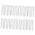 BCOATH 50pcs U-Shaped Gardening Nails Ground Stakes Sod Stakes Turf Staples Fabric Staples Landscape Peg with Gaskets Garden Stakes Landscape Stakes Tarp Pegs Outdoor Galvanized Holder