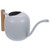 OFFSCH Watering Can House Plants Plant Misters Pot Small Plants Outdoor Watering Flower Kettle Plant Potted Kettle Metal Potted Watering Pot Plant Waterer Jug White Stainless Steel Indoor