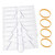 EXCEART 2pcs Candle Mold DIY Scented Candle Making Tool Silicone Molds for Resin Tiny Sisal DIY Candle Figure Casting Mould Wax 3D Silicone Mold Candle Casting Mold Plaster Soap Plastic
