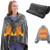 Snuggywarm - Snugmate - Heated Blanket Sweate, Snuggy Warm Heated Blanket Shawl, Eifrt Heated Blanket, USB Cordless Portable Wearable Electric Sweater, 8 Heating Zones, 3 Heating Levels