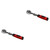 Veemoon 2pcs Telescopic Wrench Flex Ratchet Right Angle Ratchet Extendable Spanner Elasticity Screwdriver