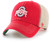 '47 Ohio State Buckeyes Trawler Clean Up Adjustable Snapback Red Trucker Hat, One Size