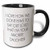 3dRose 212164_4"I"I Love How We Don't Have To Say Out Loud I'M Your Favorite Daughter" Mug, 11 oz, Black