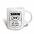 3dRose 232457_6 Pap Two Tone Blue Mug, 11oz,