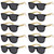 Got Shades Wholesale Bamboo Sunglasses Retro 80's Wood Sunglasses Men-Cool Sunglasses for Men & Women-10 Pack