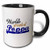 3dRose 151318_4 Worlds Greatest Poppa Mug, 11 oz, Black
