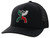 HOOEY Men's Boquillas Flexfit Mesh Back Trucker Hat (Large/X-Large, Black)