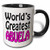 3dRose 159595_4""WorldS Greatest Abuela, Pink" Mug 11 oz Black