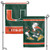 WinCraft NCAA Miami Hurricanes Garden Flag, 11"x15", Team Color