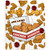 Just A Boy Who Loves Chicken Nuggets Blanket Gifts for Boys Girls, Chicken Nugget Throw Blanket for Kids Soft Lightweight Funny Food Stuffed Blankets for Sofa Bed Chair 50x40In