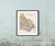 1912 Century of Orange County, New York Map|Vintage Fine Art Reproduction|Size: 20x24|Ready to Frame