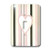 3dRose lsp_38118_1" White Heart On Black and Pink Stripes" Single Toggle Switch
