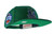 Mitchell & Ness Milwaukee Bucks Conference Patch Side Logo Snapback Adjustable Hat Cap - Green