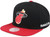 Mitchell & Ness Miami Heat Back in Action Snapback Adjustable Hat Cap - Black and Red