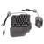 Game Keyboard Mouse Converter Combo, ABS Rich Auxiliary Function Gaming Keyboard Mouse Converter Set with Phone Holder for Game Playing