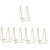 Operitacx 5pcs display iron stand table easel framed pictures metal stand display stand plate stands for display tablet mount picture stands for display easel stand tablets holders photo