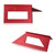 Woodworking Ruler Red Aluminum Alloy Woodworking Scriber T Ruler Multifunctional 45/90 Degree Angle Ruler Angle Protractor Gauge for Carpenter Work, Layout and Measuring Tools