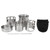 Topyond Camping Cookware Set,Stainless Steel, Camping Cooking Pot Set, Cookware Set Portable Camping Stove Cooking Pot Set for Outdoor Hiking Backpacking