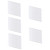 MAGICLULU 50 Pcs Transparent Triangular Ruler Geometry Ruler Scale Ruler Contractor Measuring Ruler Architect Scale Architect Drafting Scale Math Ruler Measuring Tool Plastic Pocket Student