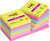 Post-it Super Sticky Notes Assorted Colours, Pack of 12 Pads, 90 Sheets per Pad, 76 mm x 76 mm - Extra Sticky Notes for Note Taking & to Do Lists