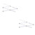 STOBOK 2pcs Ruler Drawing Tool Drawing Ruler Template Scale Ruler Tool Construction Ruler Scale Measuring Ruler Drawing Magnification Scale Ruler Universal Ruler zooming Scale Rule