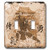3dRose lsp_152970_2 A Brown Tinged Samurai Warrior Against An Oriental Building with Oriental Writing Double Toggle Switch