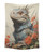 CAPITUNEISKINEPA Blue Iguana Blanket Gift Light Blanket Kid Blanket 30" x 40"