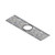 DALS Lighting LEDDOWNACC-RFP4 Rough-in Plate for 4" Panel Lights, Galvanized Steel