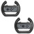 MoKo Nintendo Switch Wheel, Mario Kart Steering Wheels Controller Handle for Nintendo Switch Joy-con 2 Pack (Black)
