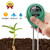 YIDENG Soil Tester Meter, 3-in-1 Soil Test Kit for Moisture/Light/Ph Moisture Meter for Garden Farm Lawn Plant Herbs Indoor Outdoors (No Battery Needed) Plant Care Soil Ph Meter