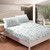 Feelyou Kids Rainbow Fitted Sheet Cloud Print Bed Sheet Set Twin Size for Boys Girls Teens Bedroom Decor Hear Love Bedding Set White Theme Bed Cover Deep Pocket with 1 Pillow Case