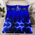 Honeycomb Fitted Sheet Twin Size, Blue Glitter Bedding Sets Boys Teen Geometry Ombre Decor Bed Cover Geometric Abstract Modern Bed Fitted Sheet with 1 Pillow Case,No Flat Sheet