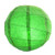 Lumabase 71105 5 Count Criss Cross Paper Lanterns, 12", Green