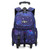 ZHANAO Starry-Sky Rolling Backpacks for Boys Elementary Knapsack Daypack Primary Students Bookbag for kids