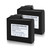 MADETEC 7.4V 3000mAh Rechargeable Li-ion Batteries, Battery Pack Heated Gloves