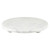 Santa Barbara Design Studio Marble Serving Board Strong Stone Round Footed Tray, 12" Diameter, White