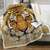 Sleepwish Animals Print Plush Sherpa Throw Blanket for Couch Sofa Artistic Tiger Face Microfiber Fleece Bed Blankets Twin(60"x80")