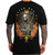 Sullen Men's Santa Muerte Tattoo Lifestyle Graphic Premium Short Sleeve Tee Jet Black