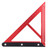 Triangle Ruler Carpenter Square Miter Triangle Ruler High Precision Layout Measuring Tool Aluminum Alloy Carpenter Tool