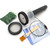 Geevorks Flocking Kit Static Grass Applicator Kit 2-12mm, Static Grass Flocking Applicator Dual Netcovers for Flocking in Small Area/Sand Table Construction Model