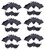 KEFAN Rubber Bats Halloween Hanging Bats Flying Bats Halloween Decoration Realistic Spooky Bats 12 Pack, 2 Sizes