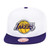 Mitchell & Ness Los Angeles Lakers Snapback Hat - White/Purple/Yellow - LA Lakers Cap