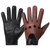 Meetoget? Men's Leather Driving Gloves Unlined Deerskin Auto Driving Gloves Full Finger Gloves For Driving USM02,Black/Saddle,Size M