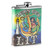 Get Lit Stainless Steel 8 Oz Flask Multi Color